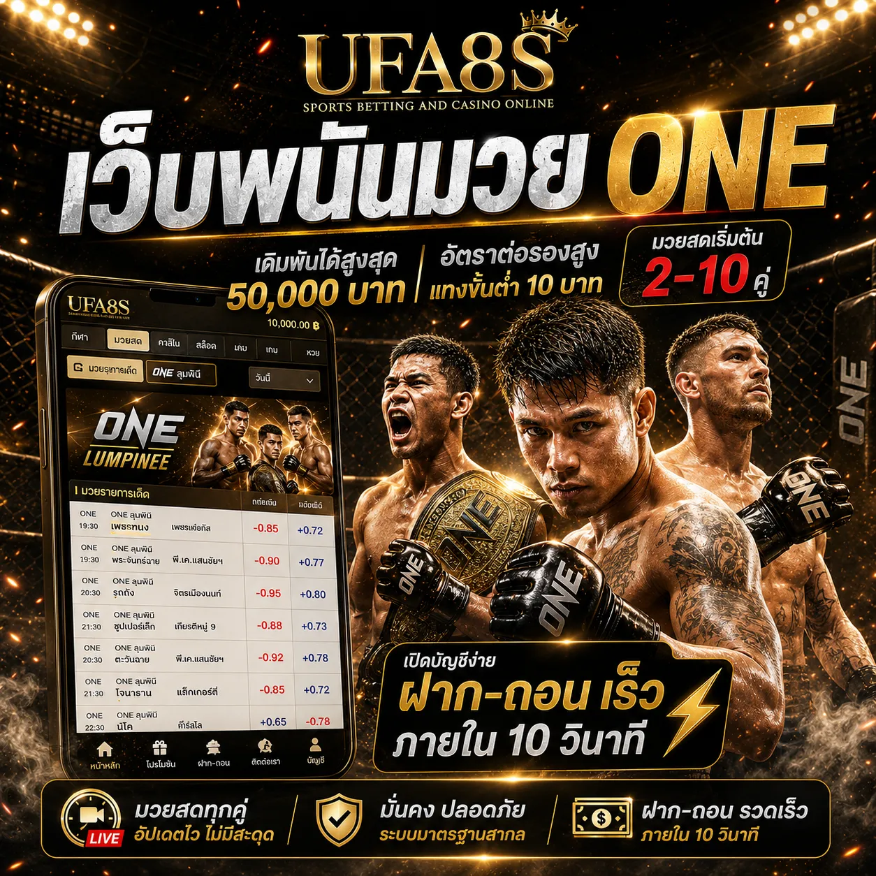 เว็บแทงมวย one