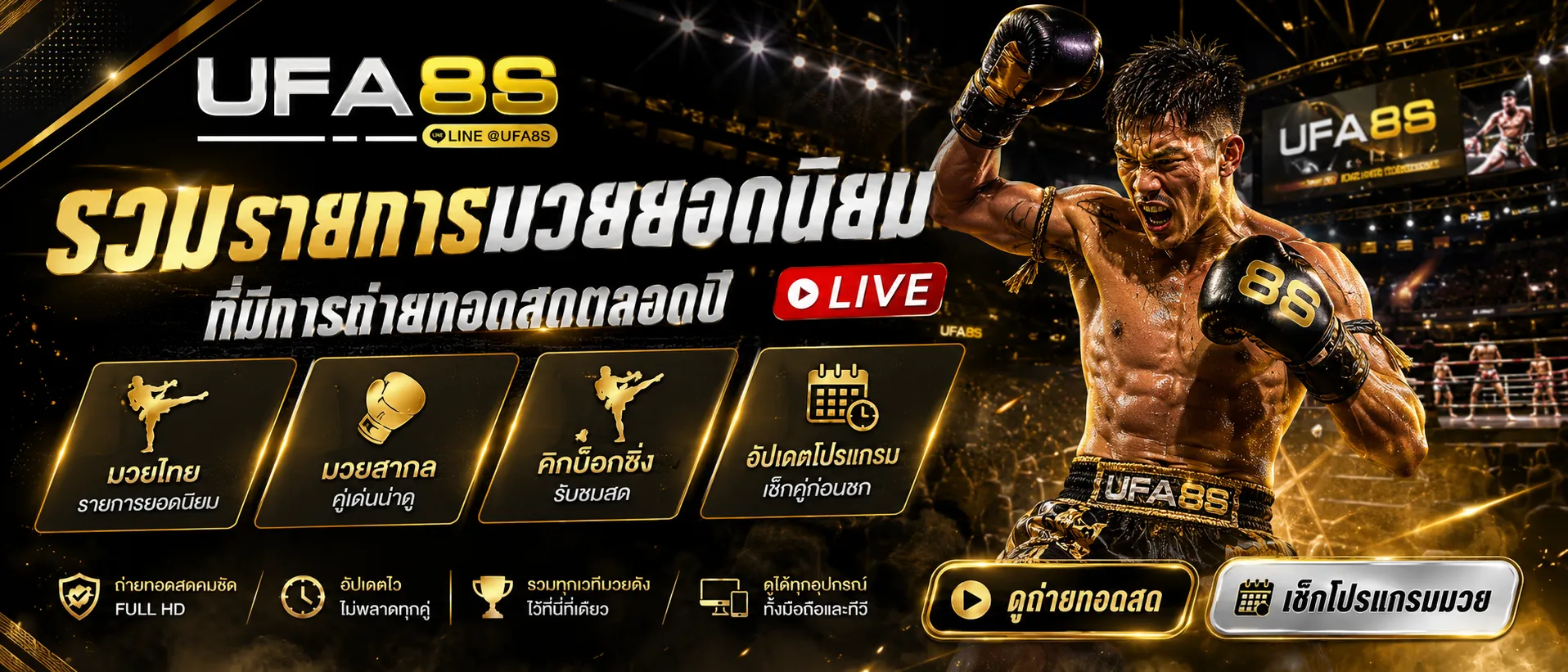 ถ่ายทอดสดมวย